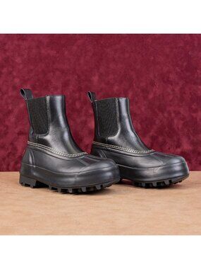 Sorel x Proenza Wmn Black Caribou Waterproof Festival Party Duck Rain Boots 7.5